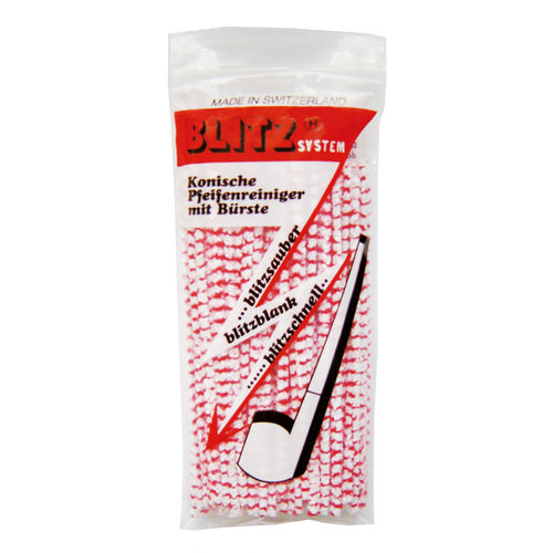 BLITZ SYSTEM pipecleaners red / white, 80 pieces